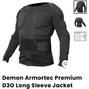Demon Armortec Premium D3O Long Sleeve Jacket * Closeout* - MEDIUM